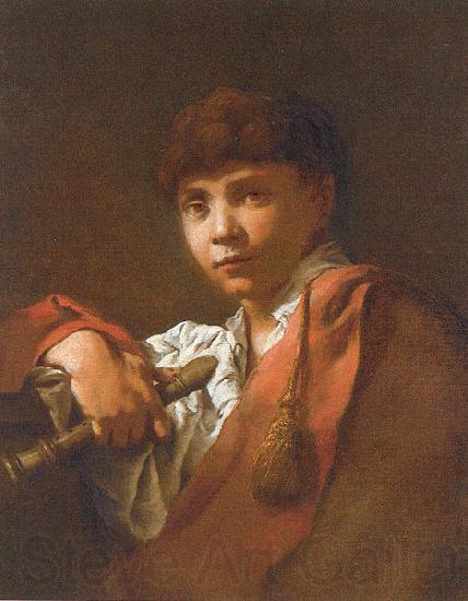 Maggiotto, Domenico Boy with Flute Germany oil painting art